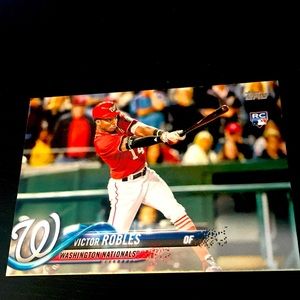 Topps Victor Robles Rookie card #166